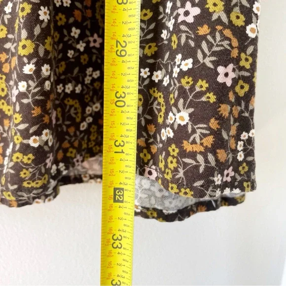 Rylee + Cru Dark Floral Hazel Shift Dress | Small - Picture 7 of 8